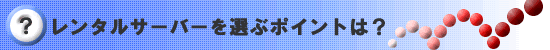 �����^���T�[�o�[�I�т̃|�C���g