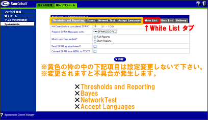 �X�p�����[���A�h���X�z���C�g���X�g�o�^���@3